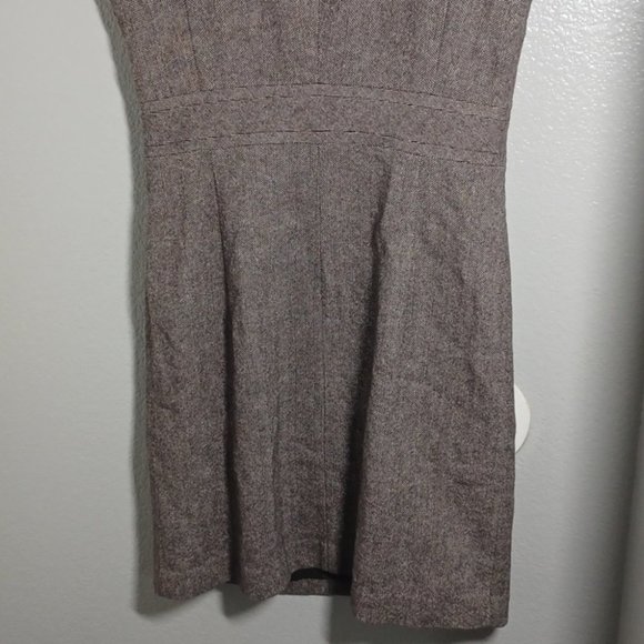 Vintage Espirt wool blend brown dress - Picture 6 of 7
